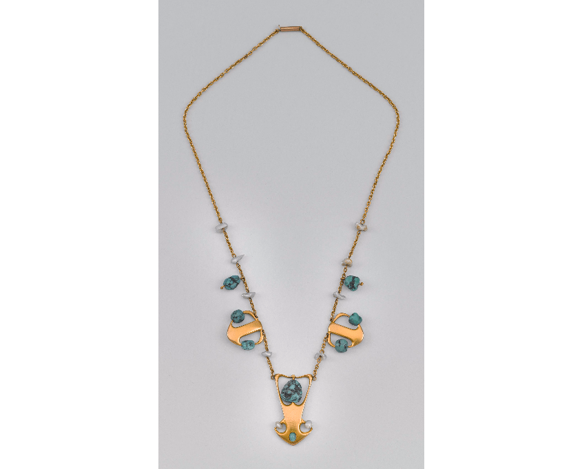 Gold necklace model 8008 2