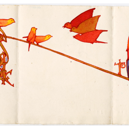 Illuminated lettering – Archibald Knox
