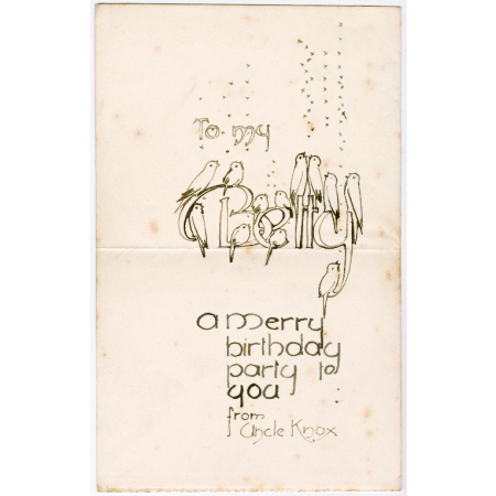Illuminated lettering – Archibald Knox