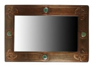 Copper wall mirror 3
