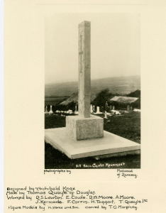 Hall caine Memorial in 1930s